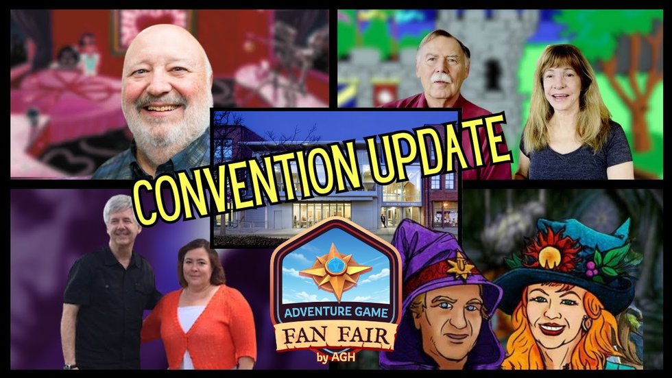 New name, new date, new very special guests – Adventure Game Fan Fair 2024 coming July 27-28th to Tacoma, Washington!