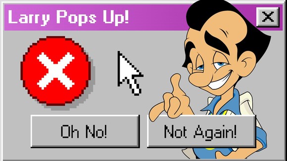  Larry Pops Up: The Leisure Suit Larry "Game" That Isn't a Game